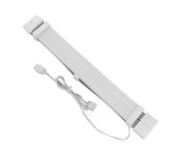 Câble d’extension d’alimentation RGB, câble d’extension d’alimentation ARGB avec prise en charge adressable 5 V 3 broches, câble PC RGB gainé 18 AWG pour systèmes de synchronisatio (Câble néon ARGB