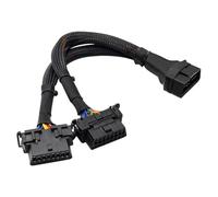 Câble d ' extension de connecteur à 16 broches, faisceau divisé en | Adaptateur tressé de 300 mm pour le dépannage de voiture, utilitaire de service