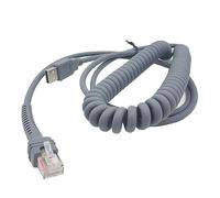 Câble d ' Extension en Spirale de qualité pour Scanner de Codes-Barres Symbol LS2208 LS2208AP LS1203 LS4208 LS4278, câble USB de 9 Pieds de Long
