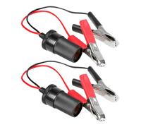 Câble D’extension pour Batterie Auto, Pinces Robustes, sous 5awg | Cuivre Pur, Métal et Plastique, Prise Allume-cigare avec Adaptateur, Usage Camping et Atelier