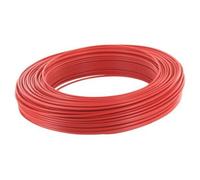 Câble d’installation H07V-U rouge 25 m 2.5mm² avec isolant en PVC - FILS & CÂBLES - 60101028A