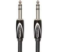 Câble d’interconnexion stéréo gamme Black Roland - Connecteurs jack 1/4 de pouce, 1,5 m - RCC-5-TRTR