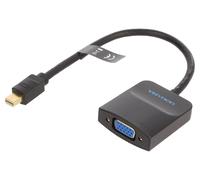 Cable D-Sub femelle vers mini DisplayPort male 0.15m noir