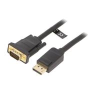 Cable D-Sub HD male DisplayPort male 5m noir