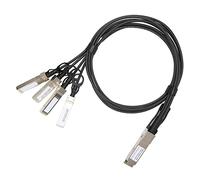 Câble DAC QSFP28 40G, Câble QSFP+ vers 4 SFP+ Direct Attach, 1 Mètre pour pour pour H3C, pour Juniper, pour pour ZTE, pour pour Entel, pour Extreme