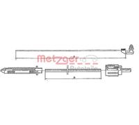 METZGER 10.0381 Câble d'accélérateur