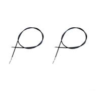 Câble d'accélérateur 42031801104 pour Stihl-BR340 BR380 BR420 SR420, câble de traction de rechange pour pulvérisateur à dos (2 pièces)