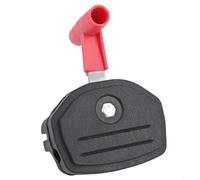 Câble d'accélérateur avec poignée de commande à levier pour tondeuse à gazon 16 m avec poignée rouge et noire en plastique et interrupteur en alliage (boîte d'accélérateur)