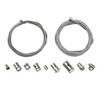 CABLE D'ACCELERATEUR CABLE GAZ + EMBRAYAGE UNIVERSEL 2M AVEC SERRE-CABLE (KIT) -P2R- P2R (Moto