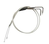 Câble d'accélérateur Convient pour Harley Davidson Sportster XL1200 883 Dyna Road King Electra Glide Câble de Gaz Accélérateur(47.2 Inch - 120cm)