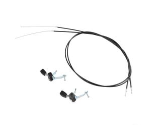 Câble d'accélérateur de 160 cm pour moteurs Honda GX240, fil de contrôle de vitesse du moteur avec kit d'interrupteur marche/arrêt, pièces de rechange pour régulateur de tondeuse à gazon
