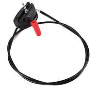 Câble d'accélérateur de Tondeuse à Gazon 140cm, Câble d'accélérateur Kit Universel en Alliage avec Poignée de Levier de Commande pour Tondeuse à Gazon Réparation Remplacement