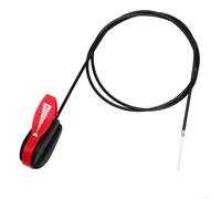Câble d'accélérateur de tondeuse à gazon de 165,6 cm pour tondeuse à gaz avec poignée de montage standard et interface de carburateur (1 pièce)