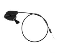 Câble d'accélérateur de tondeuse à gazon en acier noir robuste de rechange pour 917773745 417238, pour tracteur de jardin pour accélérateur de tondeuse autoportée