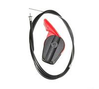 Câble d'accélérateur pour tondeuses à gazon électriques de 165,1 cm avec interrupteur de commande, kit de poignée pour HRR216K3 HRR216K4 HRR216K2 HRR216K5 HRR216K6 HRR216K7 (rouge)