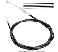 Câble d'accélérateur universel de 160 cm de long, fil intérieur de 180,3 cm de long, remplacement pour chariot Manco Go Kart 8252-1390, câble d'accélérateur pour Go Kart (avec 4 attaches de câble)