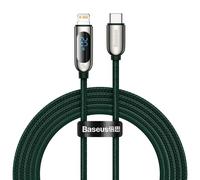 Câble d'affichage Usb-C vers Lightning Baseus, Pd, 20W, 2M (Vert)