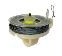 Câble d'alarme périmètre avec Fonction Fil de trébuchement - Corde de sécurité de 25 m sur Bobine réutilisable, système de défense résistant intempéries pour Camping, piège, Protection