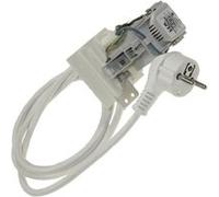 Câble d'alimentation 1,5M + filtre antiparasite Lave-linge (C00259297 INDESIT ARISTON HOTPOINT FAGOR WHIRLPOOL)