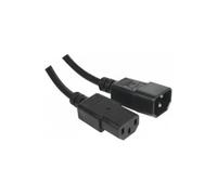 Rallonge d'alimentation C14 / C13 noire - 1,8 m