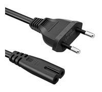 Câble d'alimentation 1.8m pour JBL Partybox 110 310 710 Euro C7 2 Broches | Compatibilité LG Philips Sony Panasonic TV, Fiche Figure-8, Longueur 1.8m, VDE, Cable Recharge Femelle