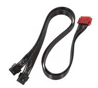 Câble D'alimentation 12 Broches Vers Deux Pcie 8 Broches (6 + 2 Broches) Pour Carte Graphique Câble Module D'alimentation Enermax Câble Adaptateur D'alimentation Pour Carte Vidéo GPU 18 AWG 12