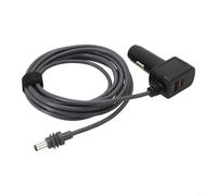 Câble d'alimentation 12 V-24 V CC pour Starlink pour Mini avec charge rapide QC PD, voltmètre numérique et longueur de câble étendue pour appareils alimentés par véhicule (300 cm)