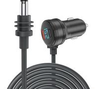 Câble d'alimentation 163 W compatible avec Starlink, adaptateur de voiture USB-C DC haute puissance avec affichage numérique (5 mètres)