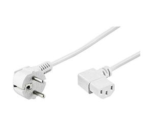 Câble D'Alimentation, 2 m Longueur, Blanc - 95424