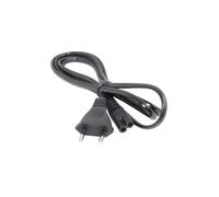 Câble d'alimentation 2 têtes 220-240V 1M Noir - SILAMP