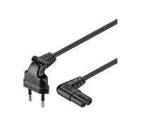 Câble d'alimentation - - 97355 - 5m - Noir - Type Euro - C7 - Fiche coudée