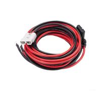 Câble d'alimentation à connexion rapide M8 50 A - Fil de qualité automobile 10 AWG pour câblage auxiliaire pour batterie et remorque - Cordon gris de 2 m pour 4 x 4 pour camping-car, van marine
