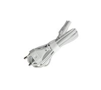 Câble D'alimentation AC De Prise UE, Compatible Pour Xiaomi, Robot 1C / 2C / 2, Compatible Pour Roborock, Aspirateur D'aspirateur 2S & 3 Ventilateur Électrique 1.2M 2 Broche