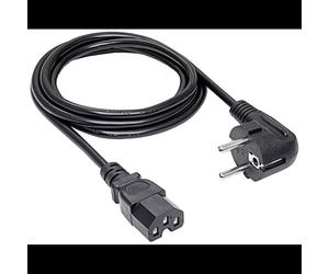 Câble d'alimentation Akyga AK-UP-08 IEC C15, 1.8m, 10A pour Serveur & Onduleur – Conducteur Cuivre Robuste, Alimentation Systèmes Complexes et Appareils Puissants