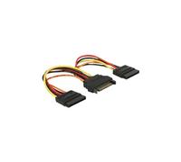 - Câble d'alimentation - alimentation SATA (M) pour alimentation SATA (F) - 15 cm