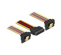 - Câble d'alimentation - alimentation SATA (M) pour alimentation SATA (F) - 3.3 / 5 / 12 V - 15 cm
