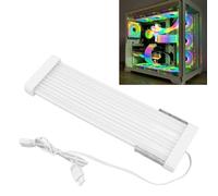 Câble d'alimentation Argb 200 Mm, Câble D'extension PSU avec Bandes LED, Câble D'extension de Carte Mère Synchronisée 5V 3Pin pour Carte Mère à 24 Broches 8 Broches CARDE PC