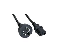 - Câble d'alimentation - AS/NZS 3112 (M) pour power IEC 60320 C13 - 5 m - noir - Australie, Argentine