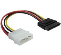 Câble d'alimentation interne DeLOCK - 4 plots (M) vers SATA 15 broches - 15 cm