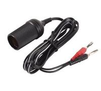 Cable D'alimentation Avec Fiche Allume-Cigares Et 2 Fiches Bananes