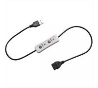 Câble d'alimentation avec télécommande USB 5 V, minuterie à 3 vitesses et rallonge
