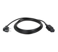 Câble d'alimentation BACHMANN - Noir - 3 m - Connecteur IEC 60320 C13 - Courant nominal 10 A