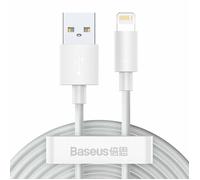 Câble d'alimentation BASEUS TZCALZJ-02 USB vers iP 2.4A 1.5m blanc