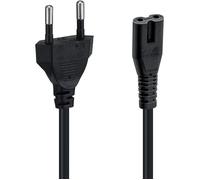 Câble d'alimentation bipolaire - Longueur 1,5 m - Compatible PS5/PS4/PS3 - Compatible Xbox Série X/S