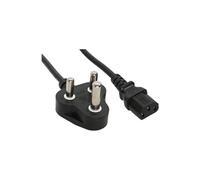 - Câble d'alimentation - BS 546 (M) pour power IEC 60320 C13 - CA 250 V - 5 A - 1.8 m - noir - Afrique du Sud