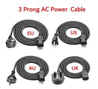 Câble d'alimentation ca 1.5M 3M 5M, connecteur à 3 broches, ligne de charge EU US AU UK C13 pour télévision électronique, ordinateur, imprimante, Radio, ordinateur portable EU VDE 3x1mm2