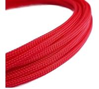 Câble d'alimentation, câble accessoire, Câble plat extensible de 10 mètres, fil tressé de 3 à 16 mm(RED,4mm bore)