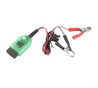 Câble d'alimentation CarOBD, économiseur de mémoire, outil automobile 12 V, clip de batterie avec affichage numérique de la tension pour remplacement de batterie de voiture