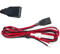 Câble d'alimentation CB à 2 fils Fiche allume-cigare pour radio CB Cordon d'alimentation à 3 broches Fiche à 3 broches 15A Cordon d'alimentation CB de remplacement avec fusible