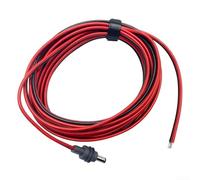 Câble d'alimentation CC 14 AWG rouge et noir double fil parallèle pour mini câble d'extension de 1 m ou 2 m, compatible avec D (2 m)